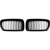 BMW 7-Serie E38 95-02 Enkelribbad Mattsvart Sportgrill / Njurar DIEDERICHS